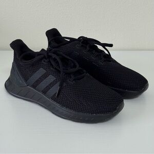 New! Adidas Black Athletic Kids Sneakers, Size 3